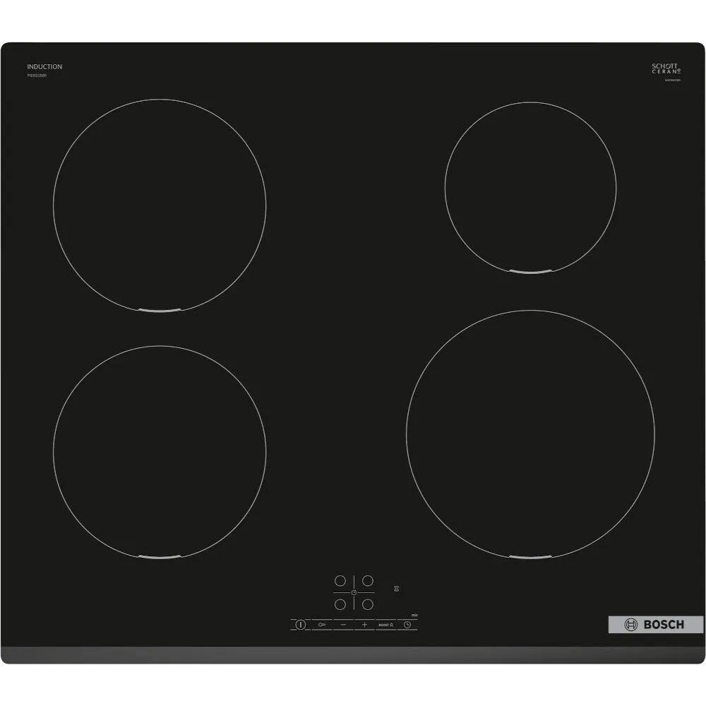 Bosch PIE631BB5E 59cm Induction Hob - Black