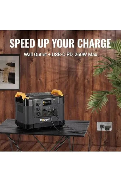 BougeRV 1100Wh Portable Power Station