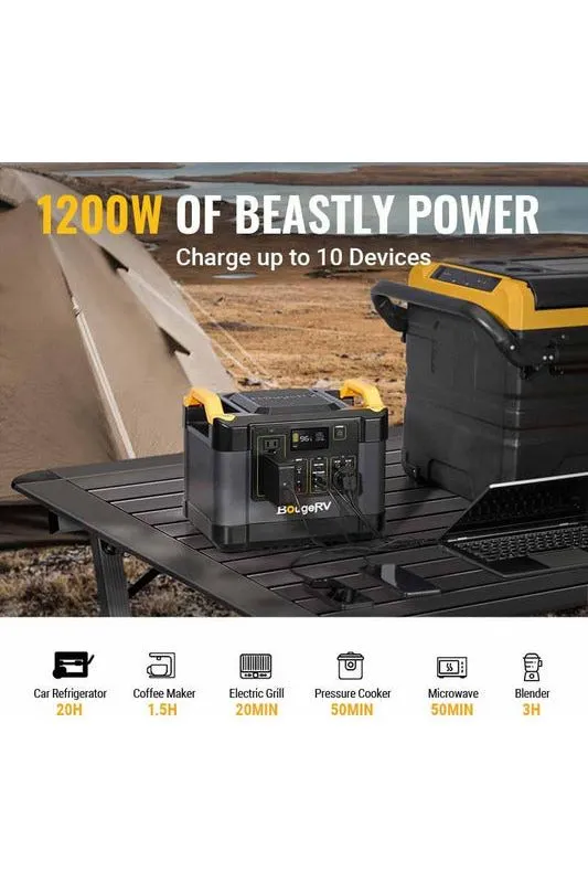 BougeRV 1100Wh Portable Power Station