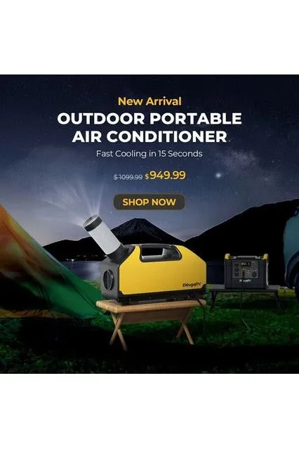 BoujeRV Portable Power Station with Air Conditioner