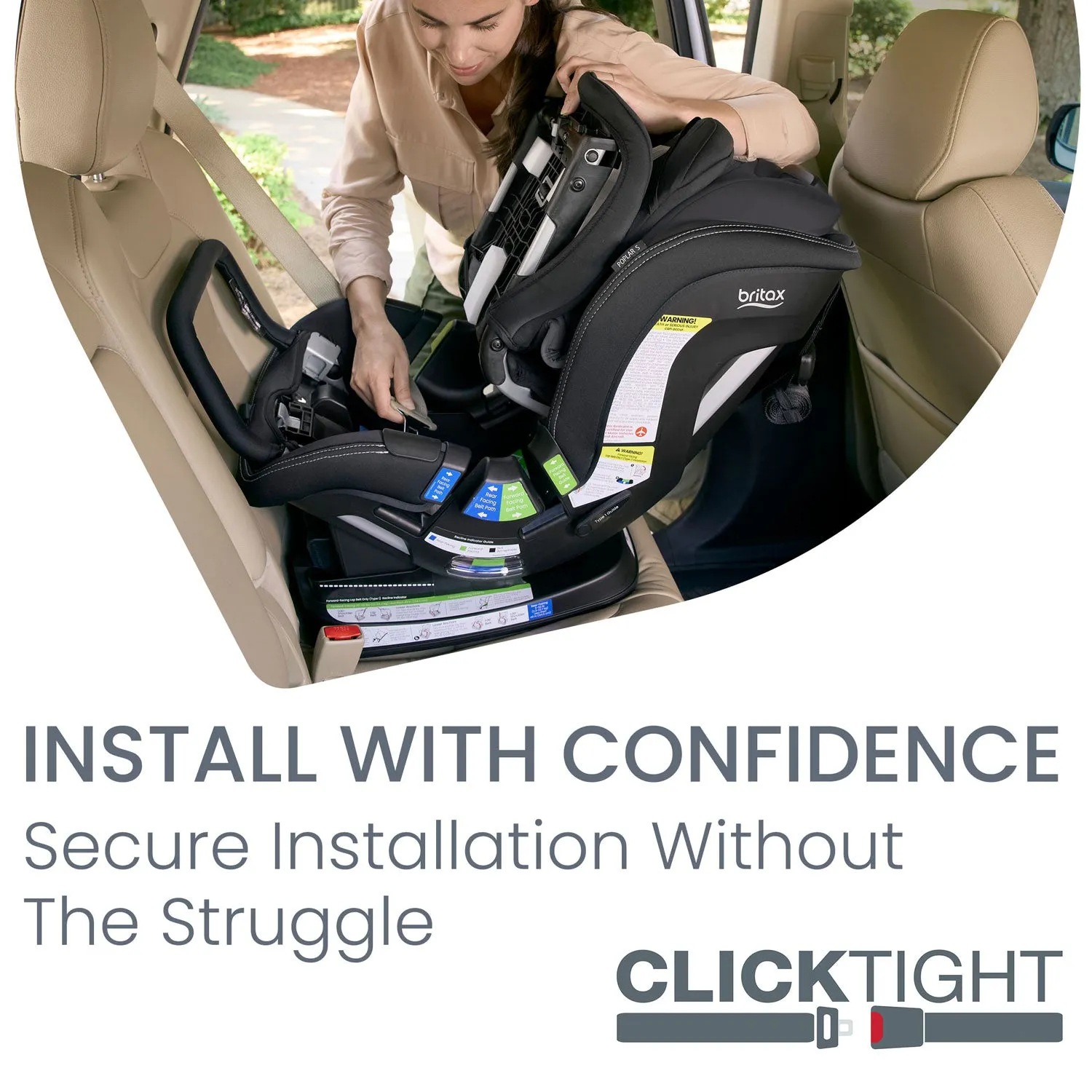 Britax Poplar S ClickTight Convertible Car Seat