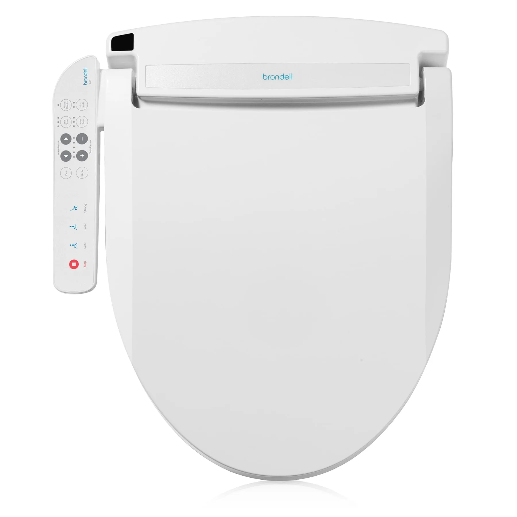 Brondell Swash Select BL67-RW Sidearm Bidet Seat, for Round Toilets, White