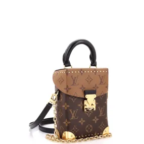 Camera Box NM Handbag Studded Reverse Monogram Canvas