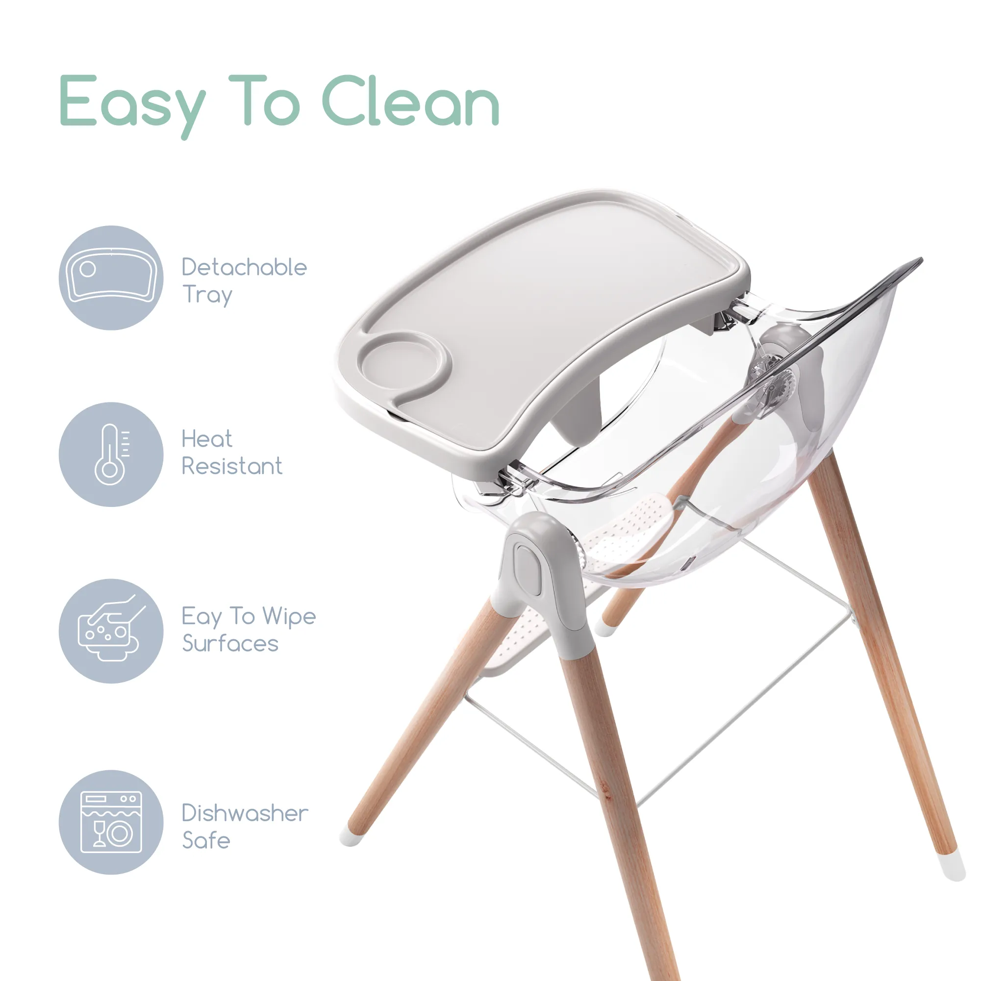 Children of Design 6 in 1 Classic High Chair