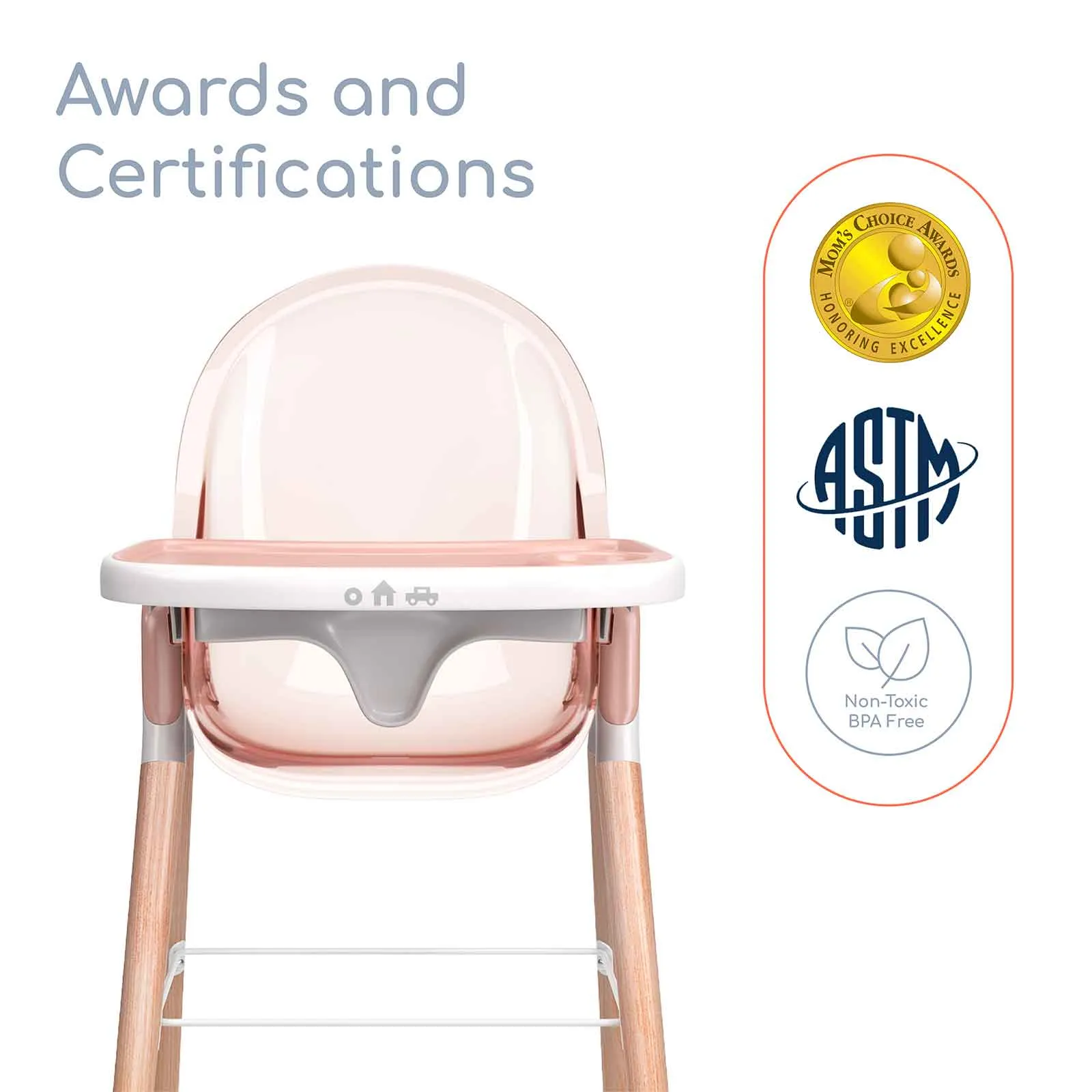 Children of Design 6 in 1 Classic High Chair