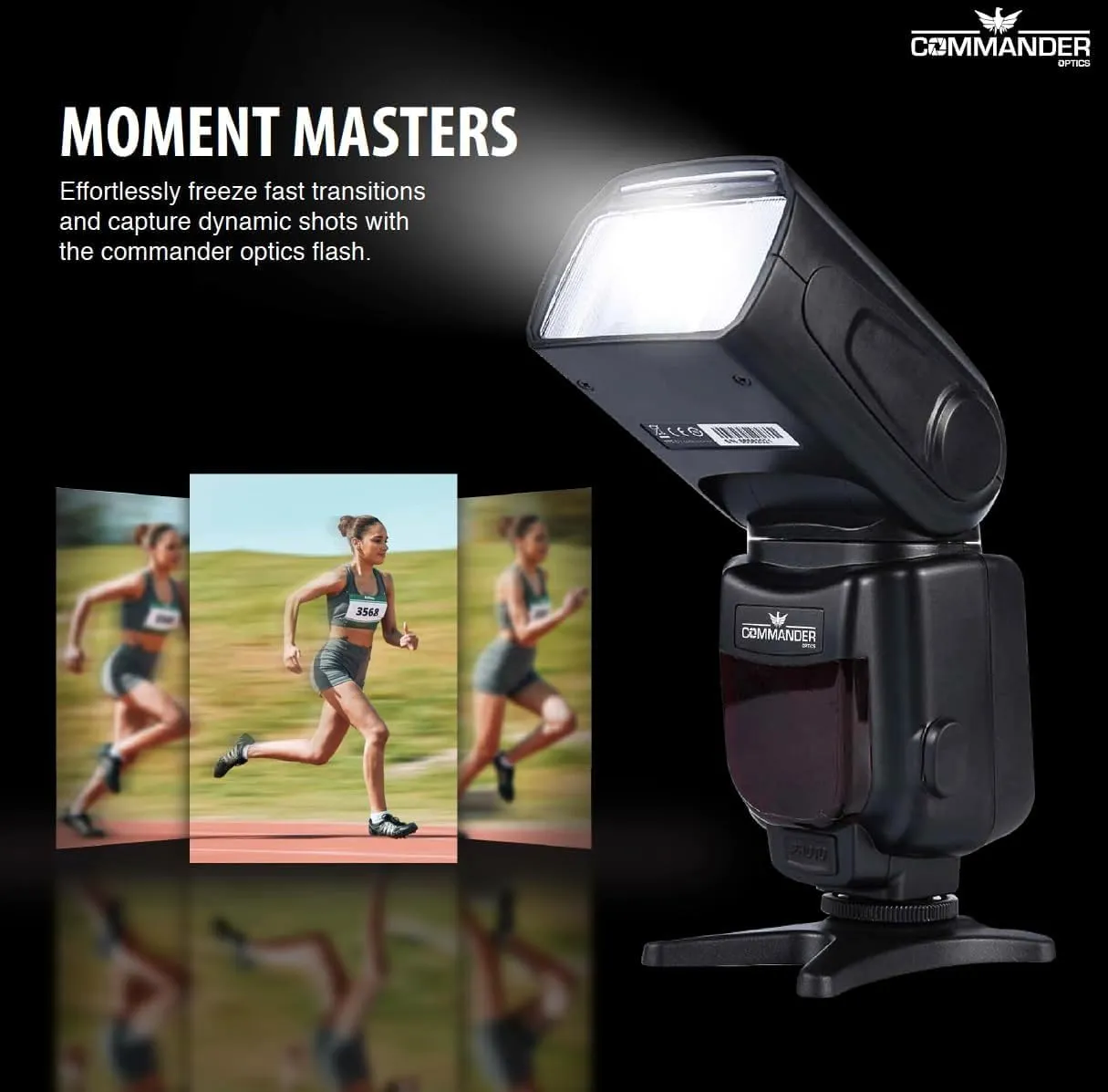 Commander Electronic Flash for Sony Alpha Cameras Model A7 A7R A7S A7-II A7-III A7R-II A7R-III A7S-II A6300 A6000 Etc Fully Automatic E-TTL 1/8000s HSS 2.4G Wireless High Power