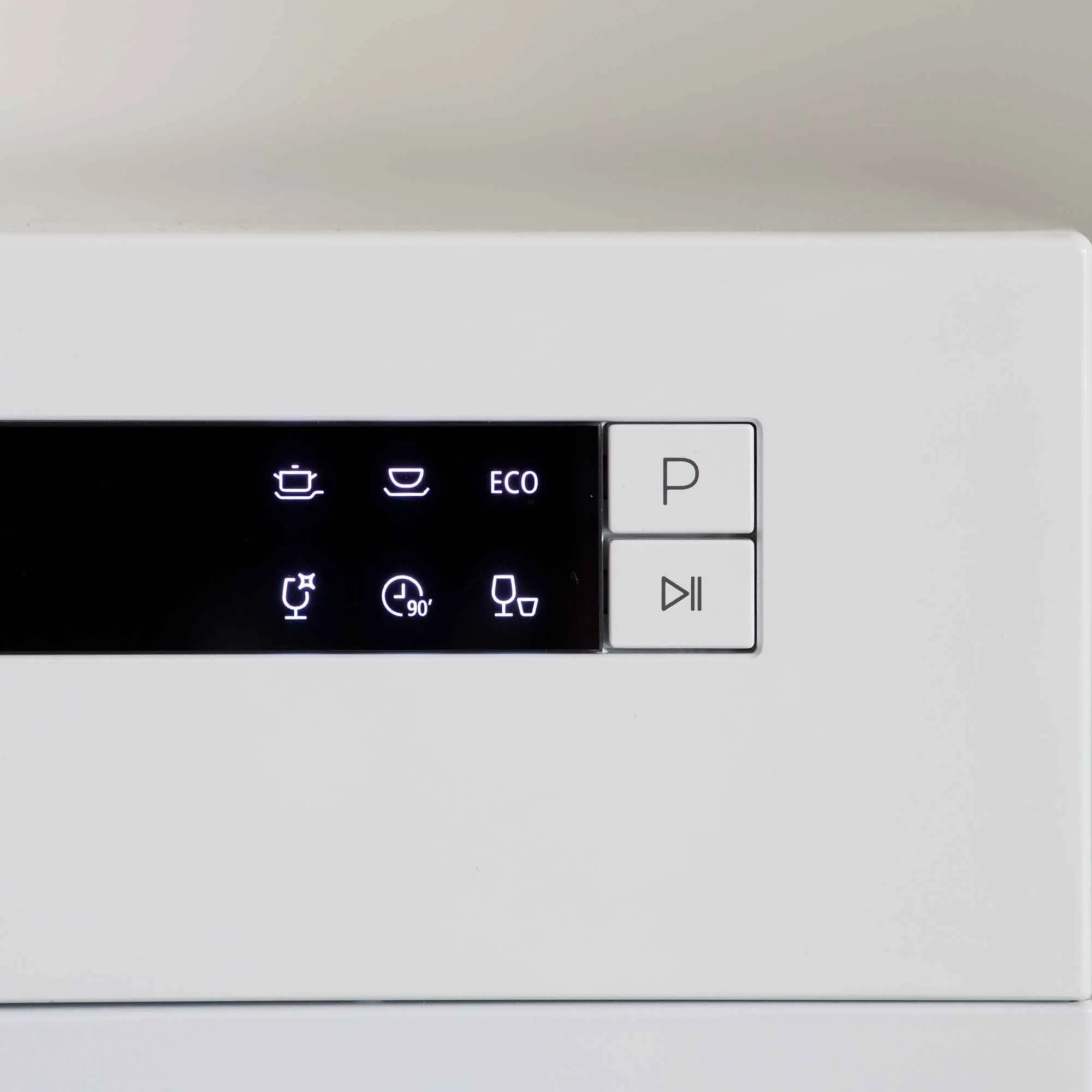 Compact Tabletop Dishwasher 6 Place Settings, 6 Programmes, Low Noise, 6.5L Cycle - White - DH83