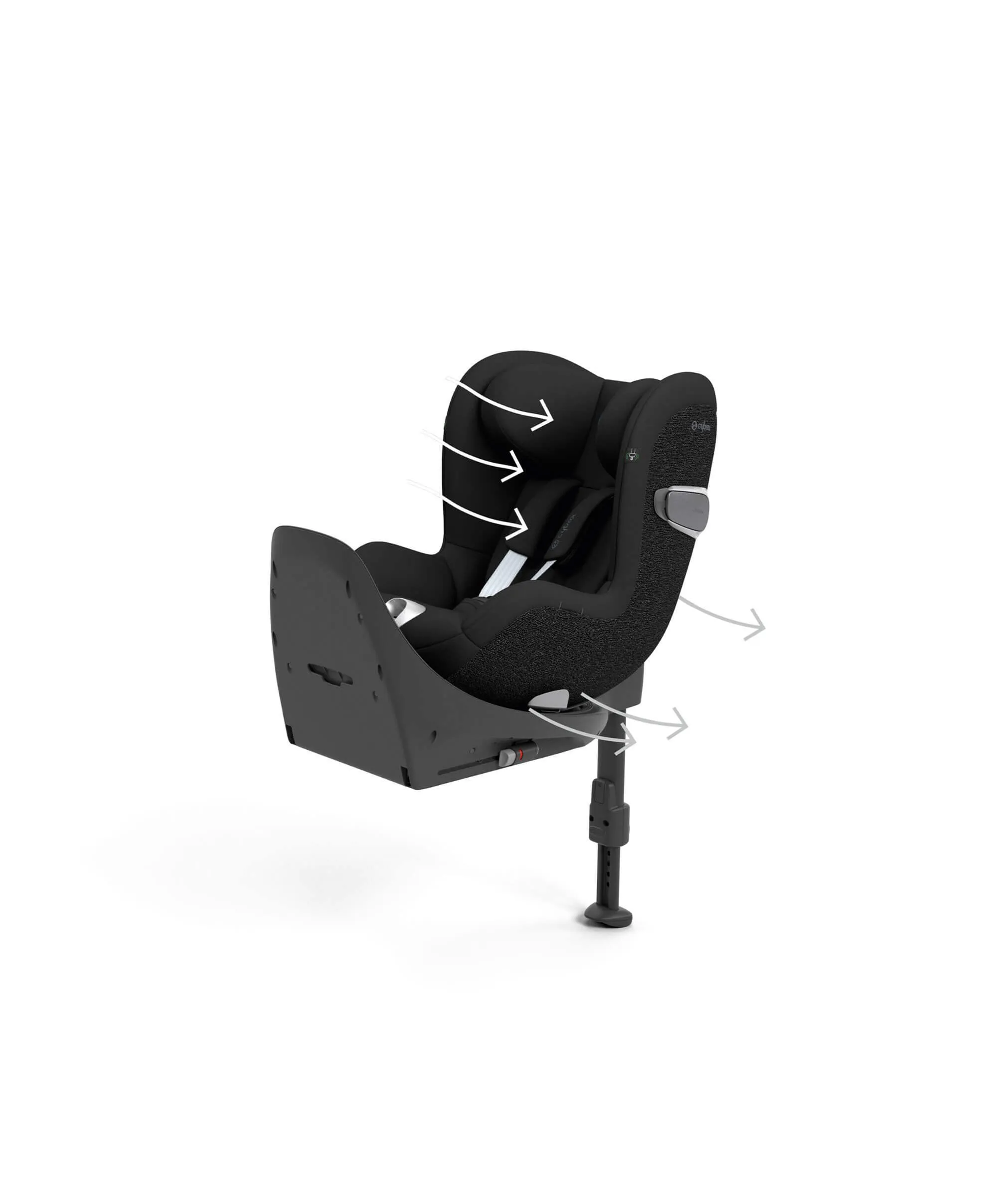 CYBEX Sirona T i-Size 360° Rotating Toddler Car Seat - Sepia Black