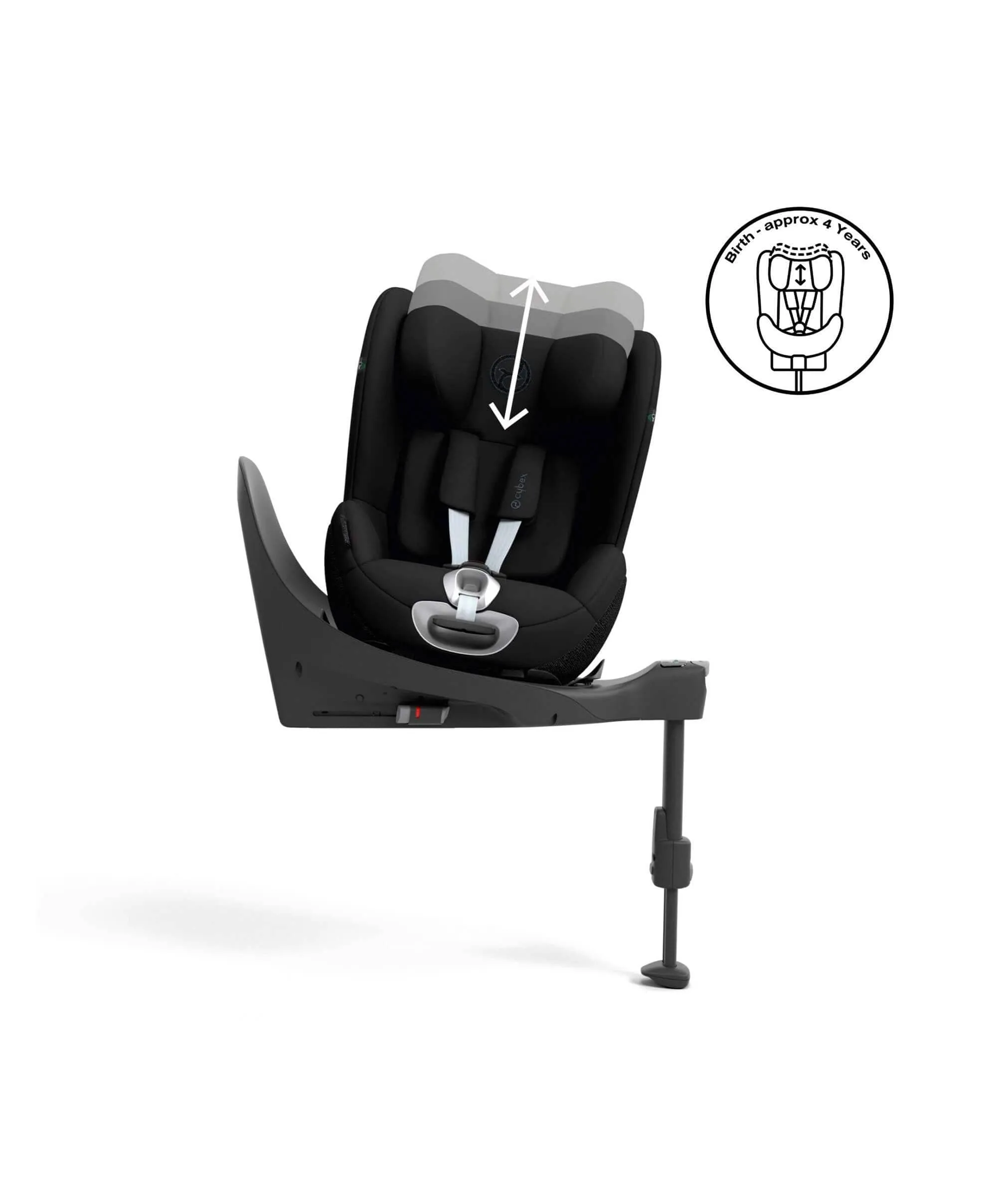 CYBEX Sirona T i-Size 360° Rotating Toddler Car Seat - Sepia Black