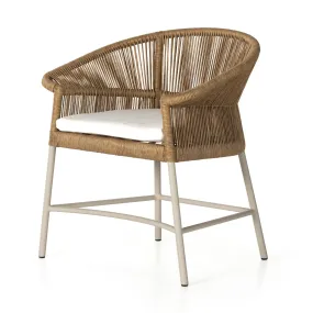 Dayton Outdoor Dining Chair, Woven Rope