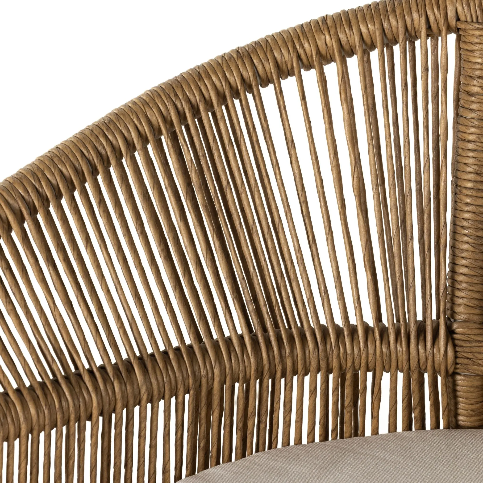 Dayton Outdoor Dining Chair, Woven Rope