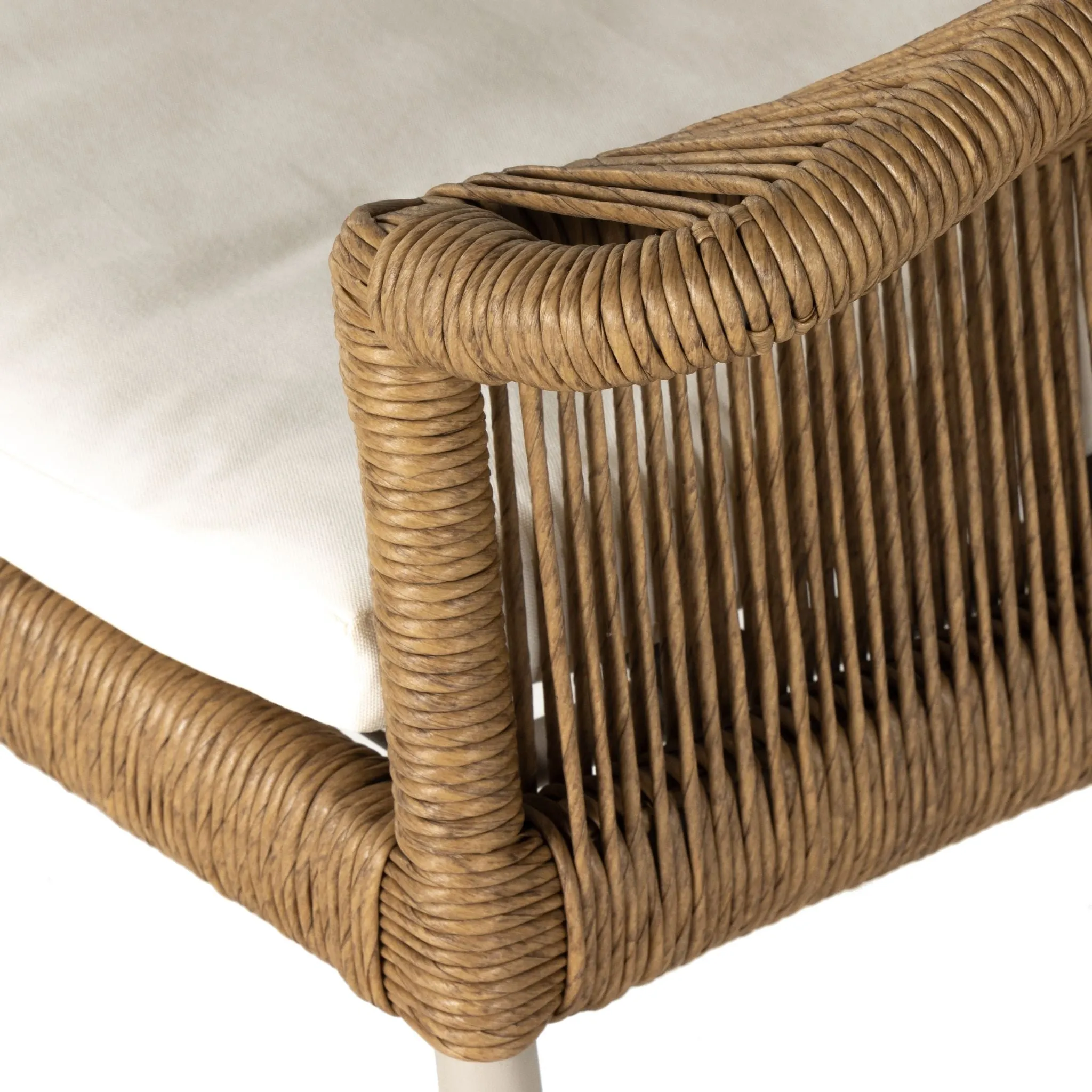 Dayton Outdoor Dining Chair, Woven Rope