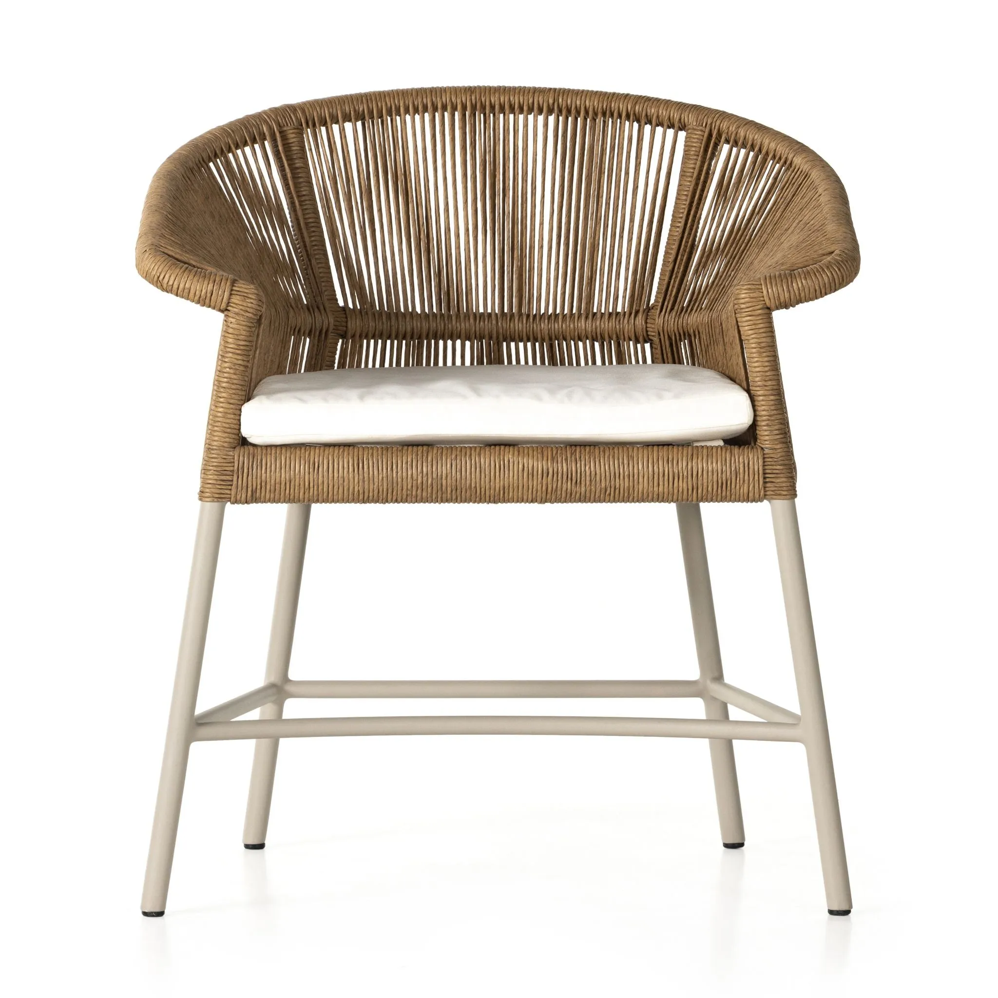 Dayton Outdoor Dining Chair, Woven Rope