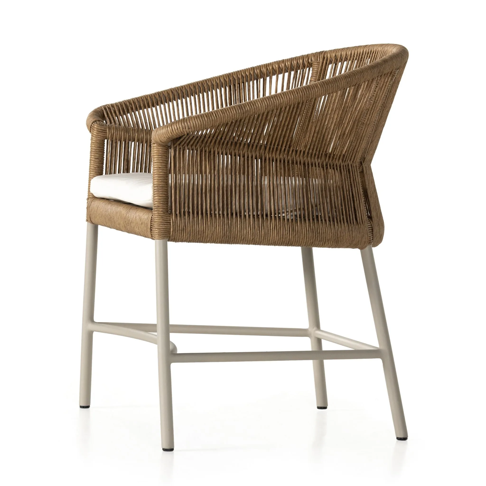 Dayton Outdoor Dining Chair, Woven Rope
