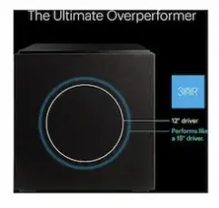 DEFINITIVE TECHNOLOGY DNSUB12 12" POWERED SUBWOOFER MIDNIGHT BLACK