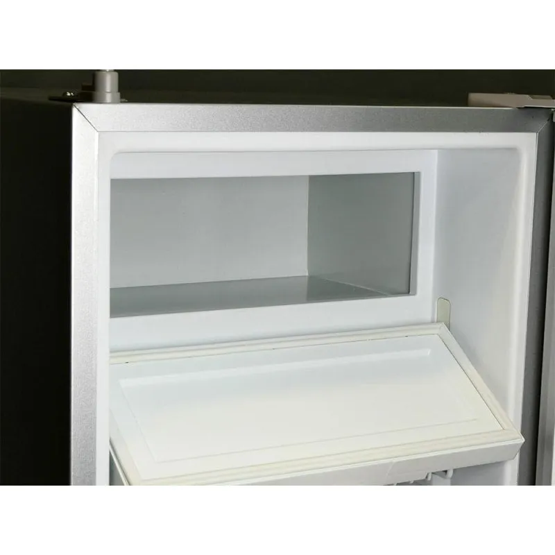 EvaKool Platinum 110 Litre Upright Fridge Freezer in Black | DC110