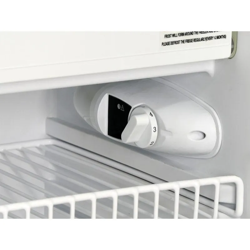 EvaKool Platinum 110 Litre Upright Fridge Freezer in Black | DC110