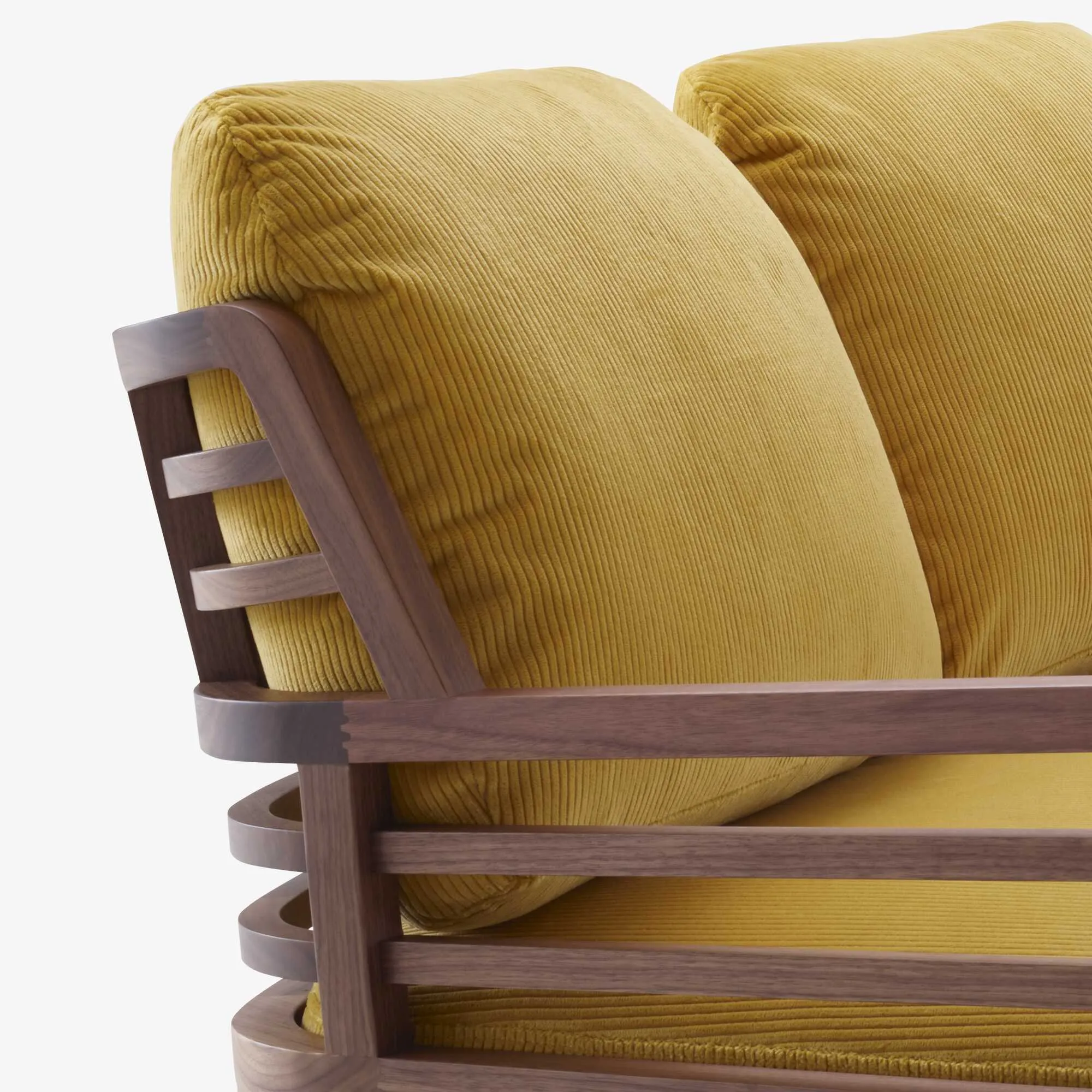 Flax Settee High Back Upholstery Sofa