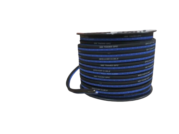 Full Tilt 16 Gauge Blue/Black 100' OFC Speaker Wire