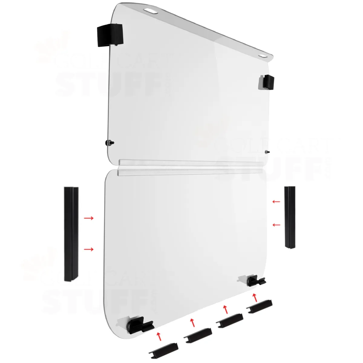 GCS™ Club Car DS Clear Windshield 1982-2000.5