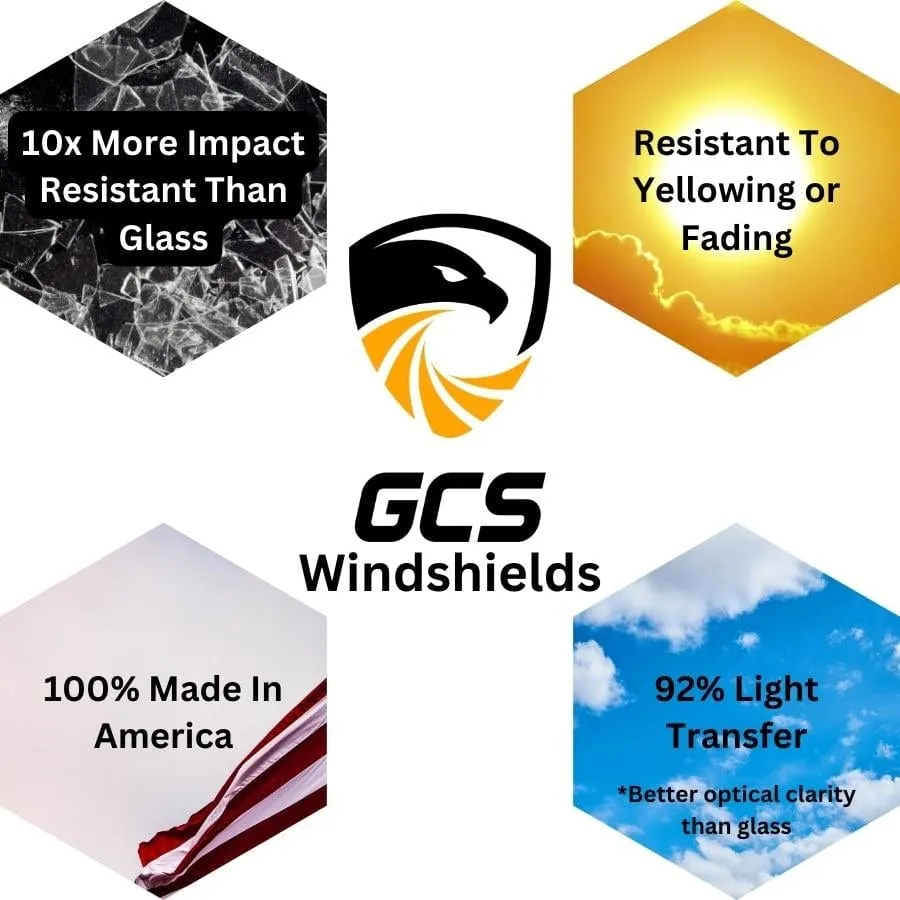GCS™ Club Car Precedent / Tempo / Onward Tinted Windshield 2004-UP