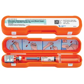 Glucagon Emergency Kit 1 mg Per Vial (Glucagon for Injection) (Rx)