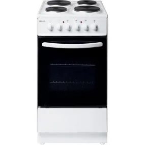 Haden HES50W 50cm Single Oven Electric Cooker  White