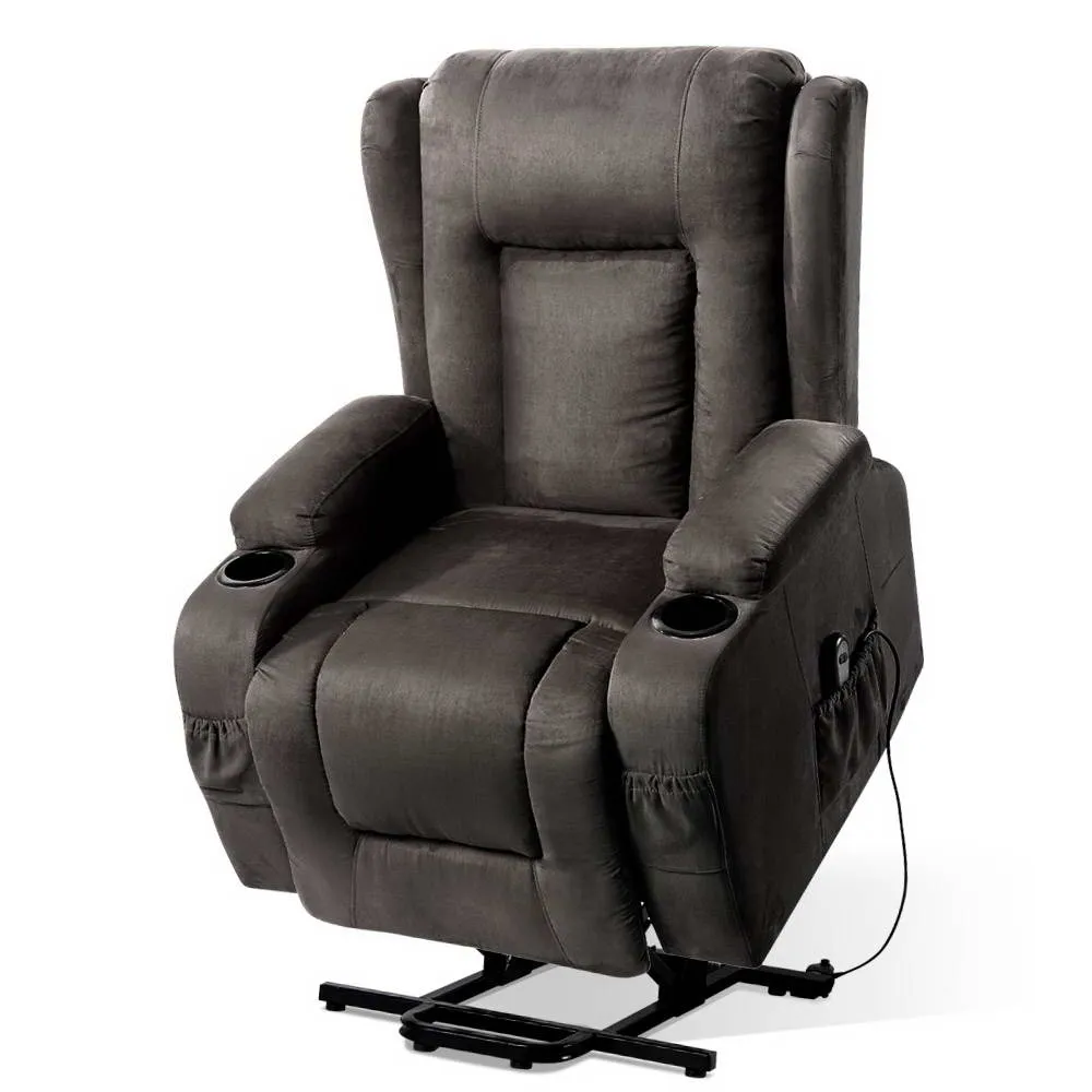 Heated Massage Lift Assist Recliner Chair, 8-Point, Artiss