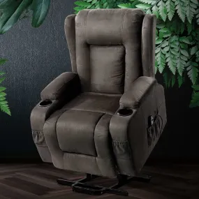 Heated Massage Lift Assist Recliner Chair, 8-Point, Artiss
