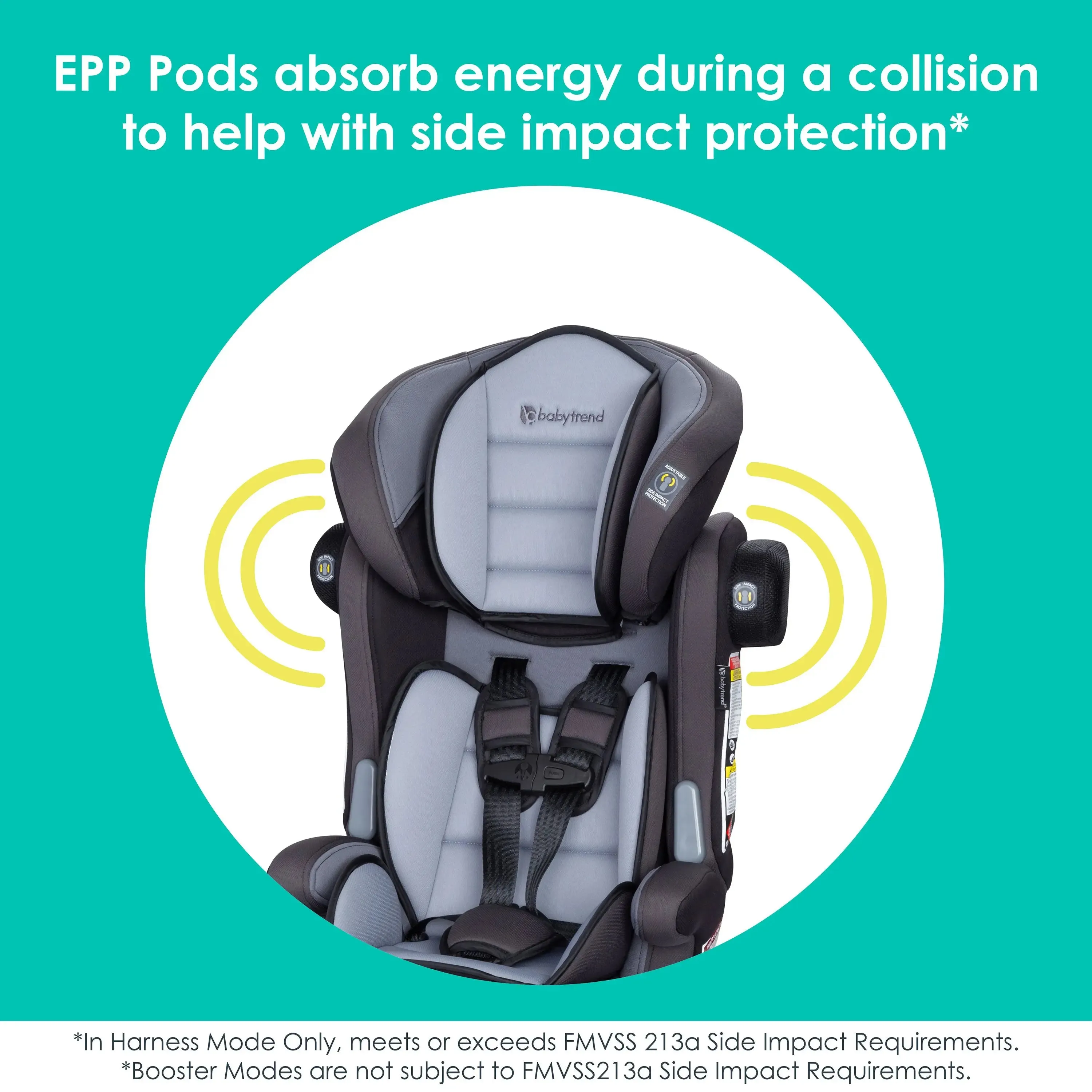 Hybrid™ SI 3-in-1 Combination Booster Car Seat with Side Impact Protection - Madrid Black (Target Exclusive)