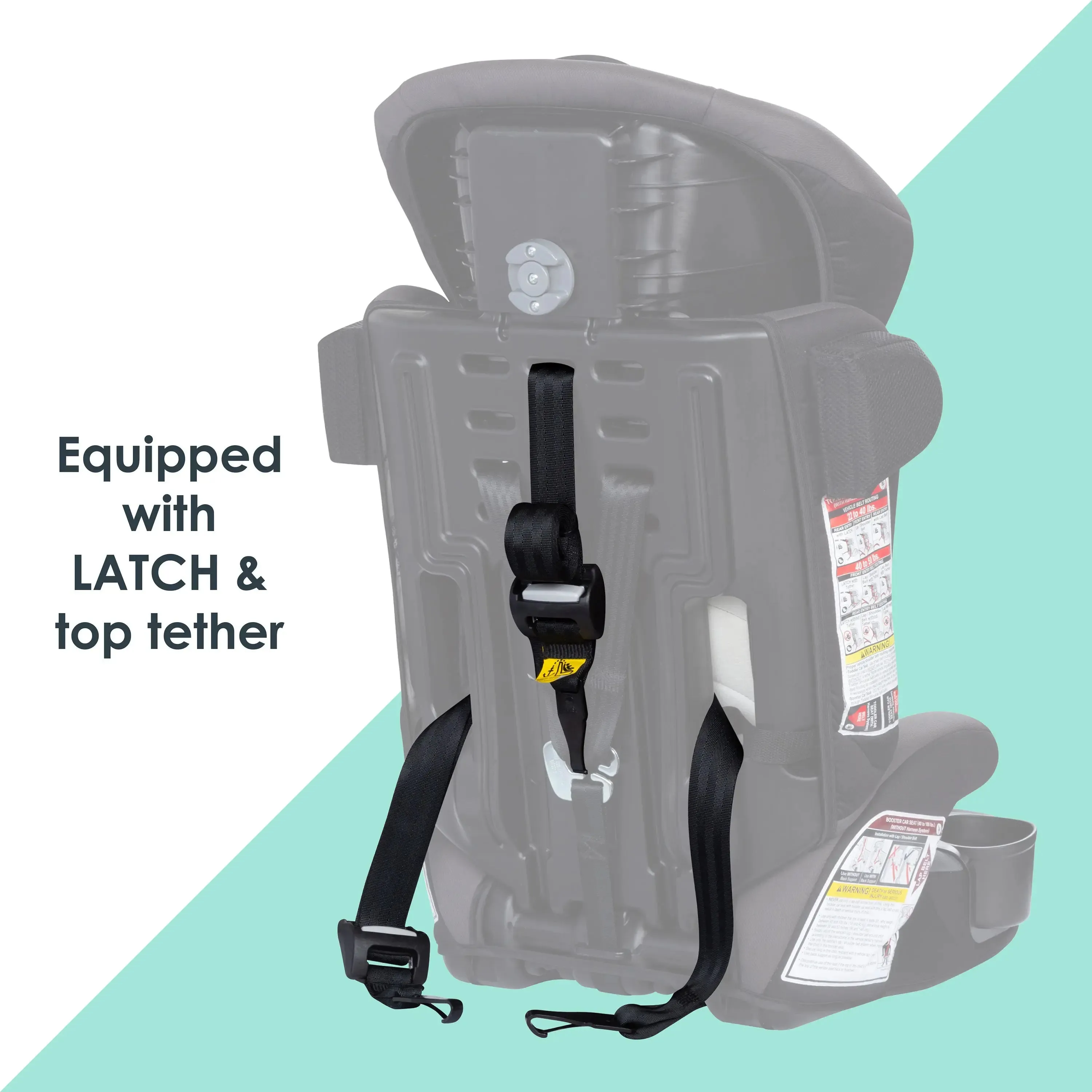 Hybrid™ SI 3-in-1 Combination Booster Car Seat with Side Impact Protection - Madrid Black (Target Exclusive)