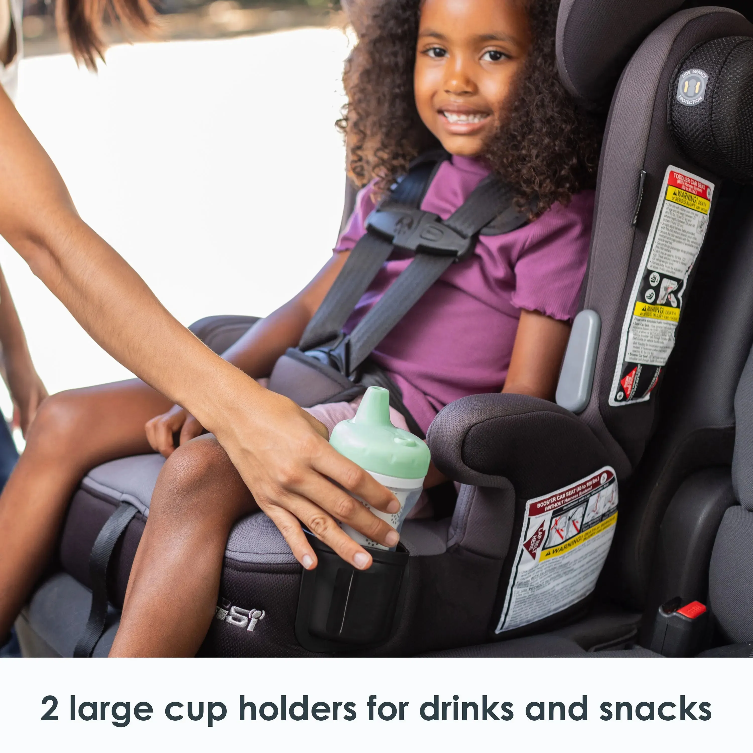 Hybrid™ SI 3-in-1 Combination Booster Car Seat with Side Impact Protection - Madrid Black (Target Exclusive)