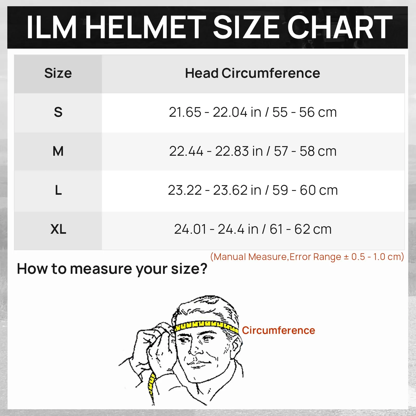 ILM Motorcycle Modular Full Face Helmet Model 906