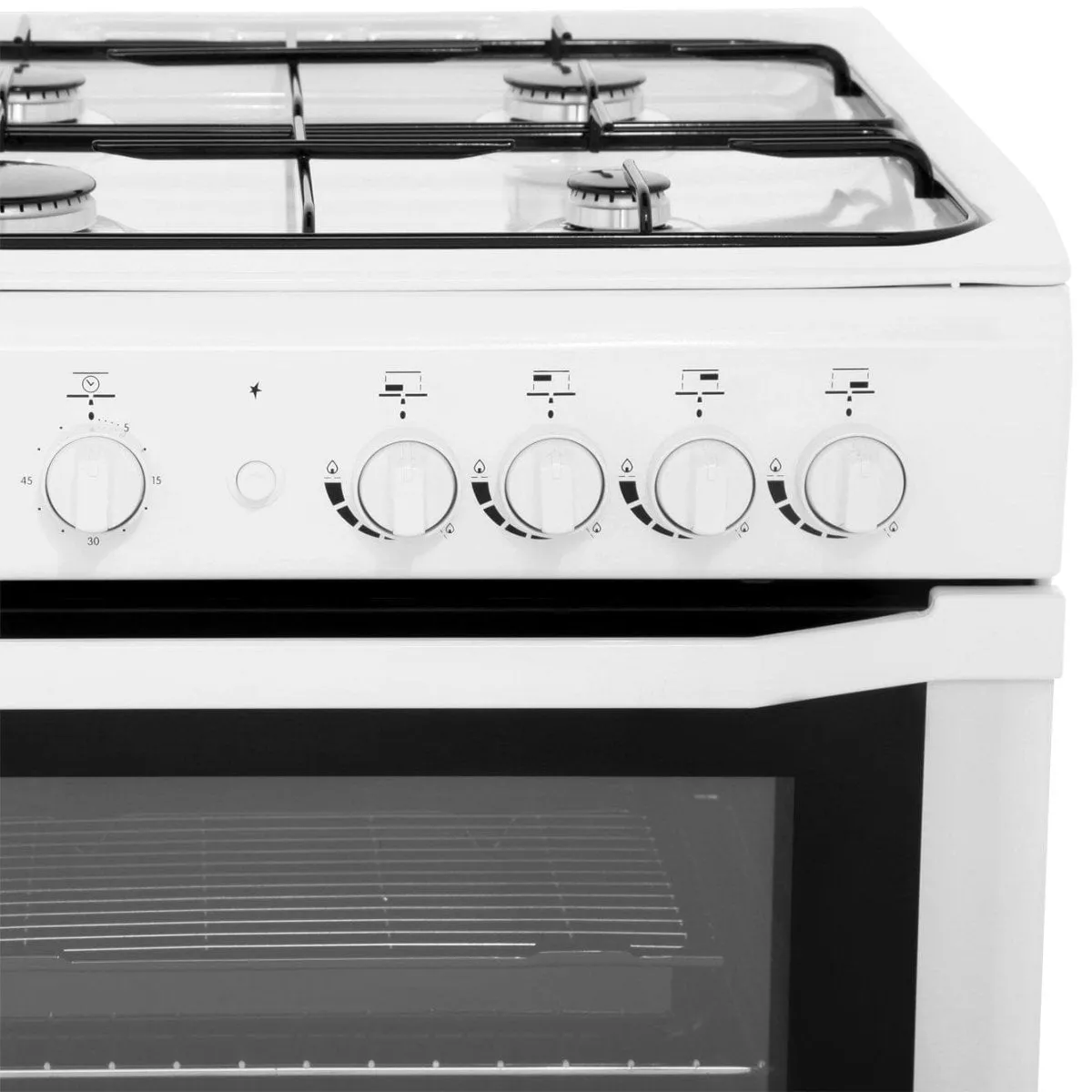INDESIT I6GG1W 60cm Gas Cooker with Single Oven - White