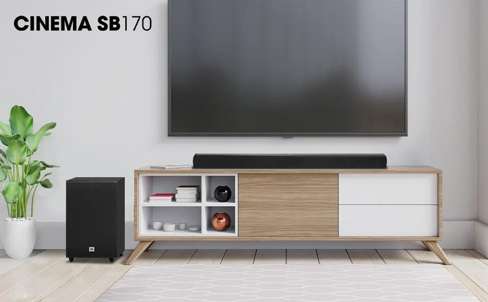 JBL SB170 2.1 Channel Soundbar with wireless subwoofer