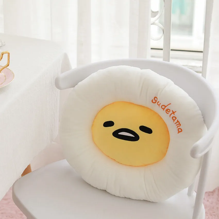 Kawaii Gudetama Seat Cushion Pillows