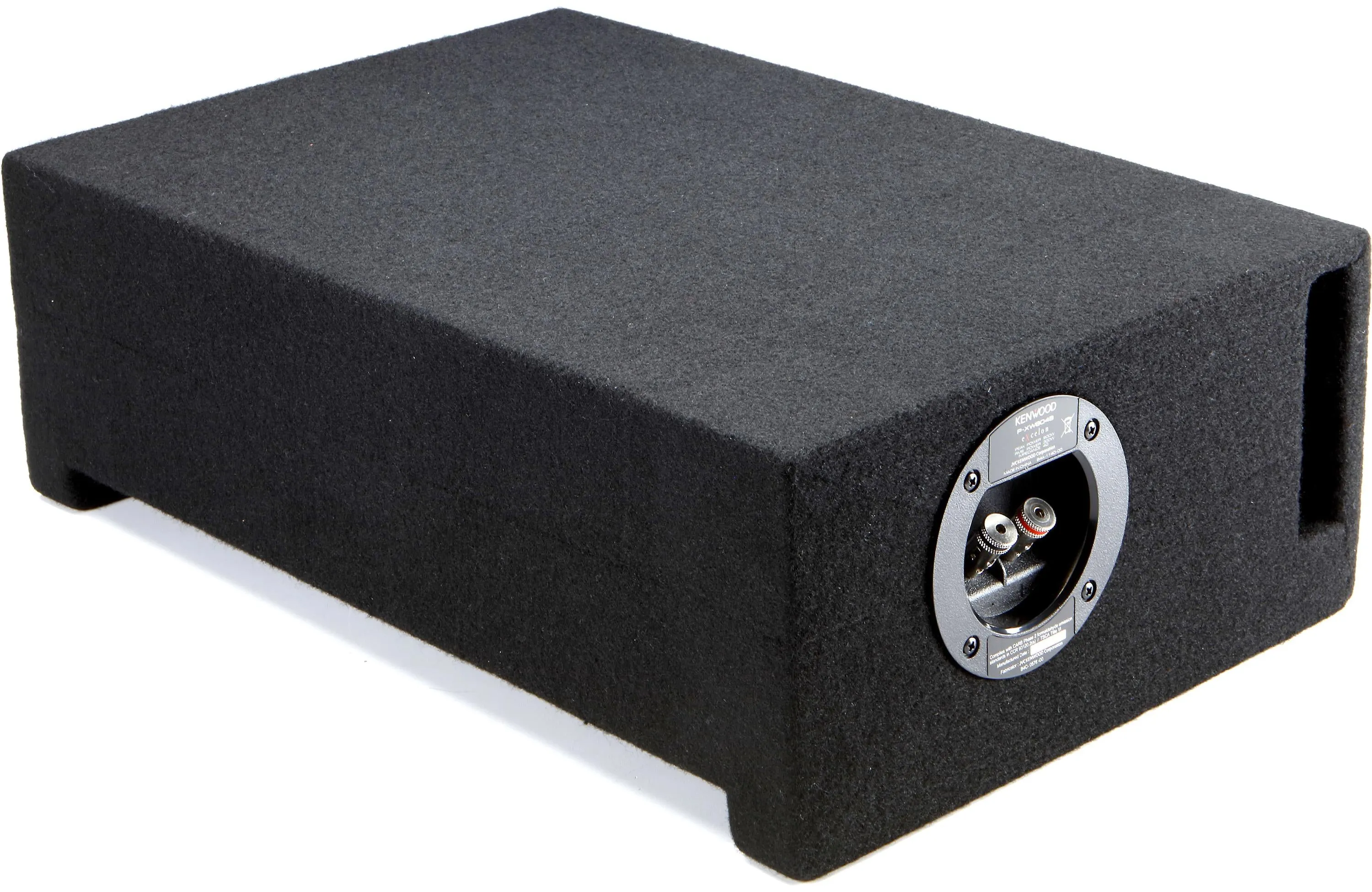 Kenwood Excelon P-XW804B Reference Series Ported Enclosure with 8" Shallow Subwoofer