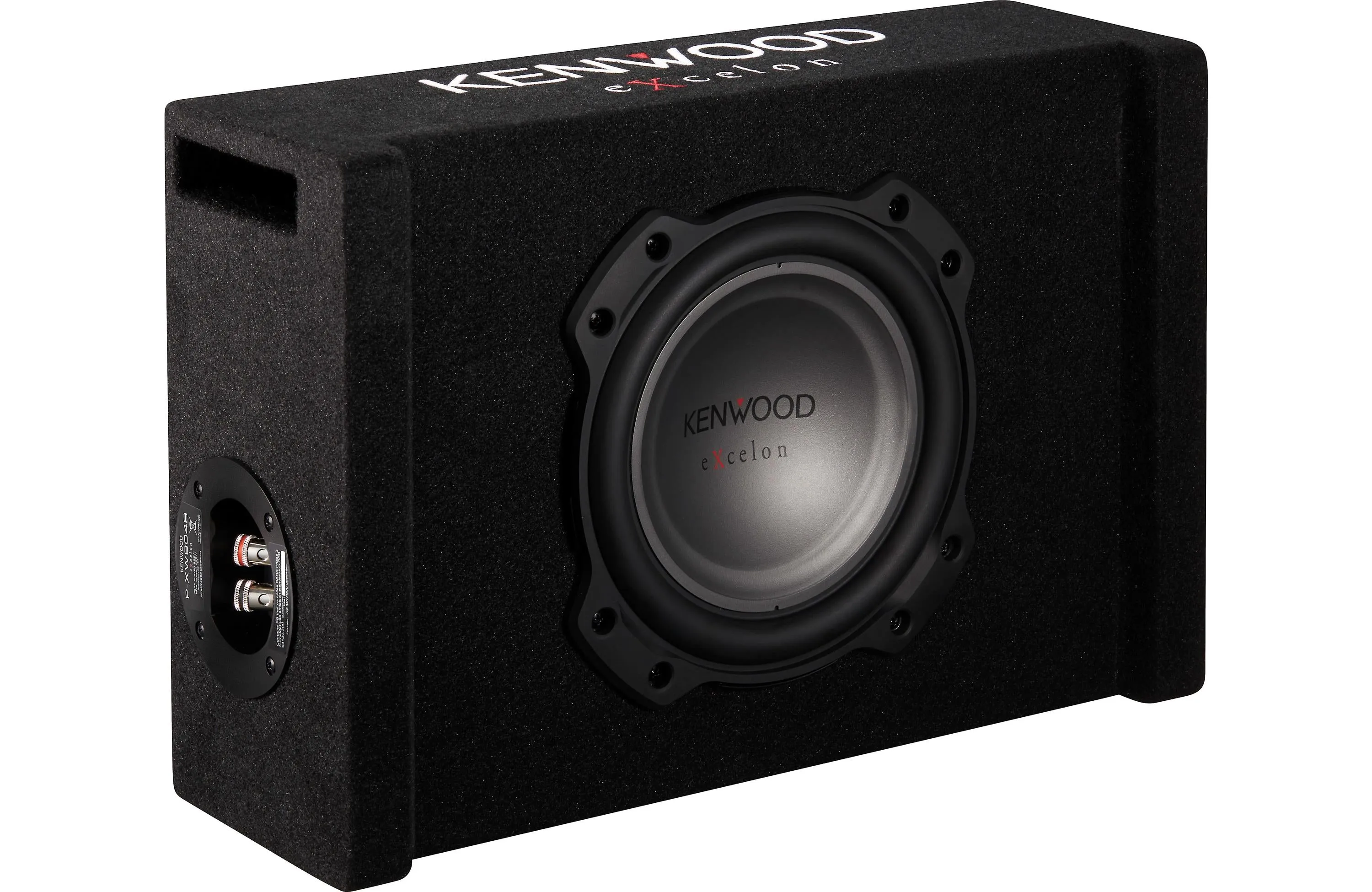 Kenwood Excelon P-XW804B Reference Series Ported Enclosure with 8" Shallow Subwoofer