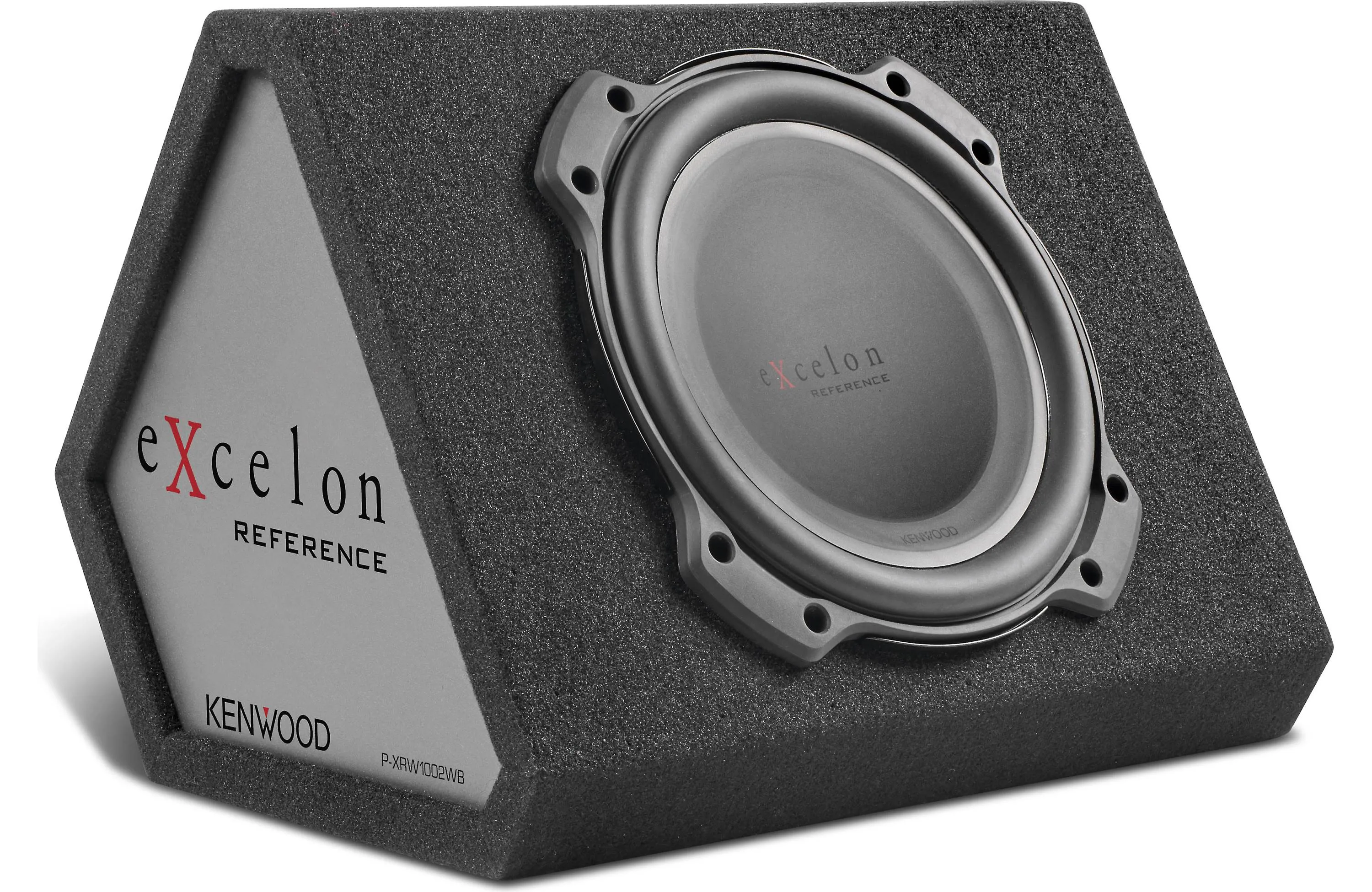 Kenwood P-XRW1002WB 10" Oversized Subwoofer with Sealed Wedge Enclosure