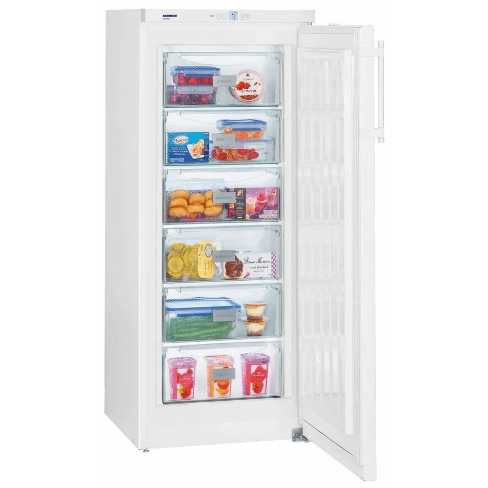 Liebherr GP2433 191 Litre Comfort Freezer with SmartFrost, FrostProtect, 6 Freezer Drawers 60cm Wide