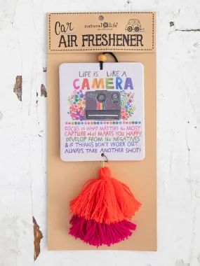 LIFE'S LIKE A CAMERA AIR FRESHENER