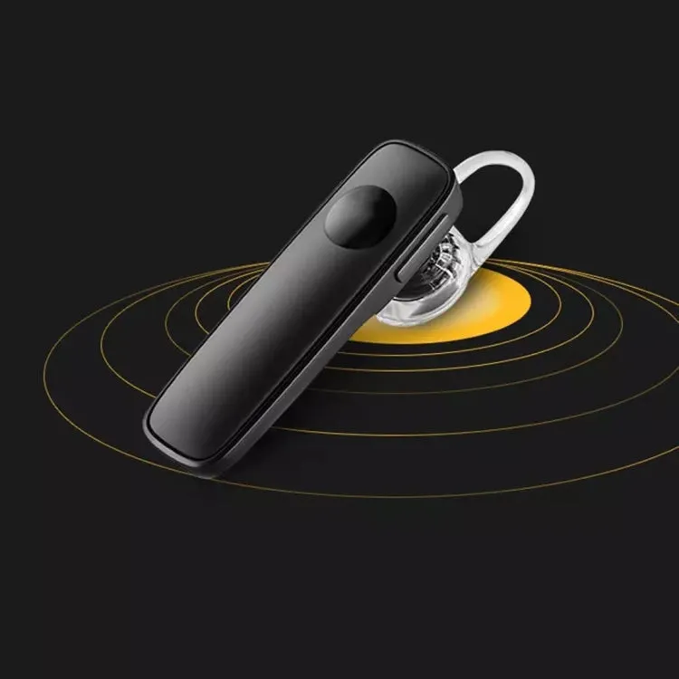 M165 Car Ear Hanging Type Wireless Bluetooth Earphone, Support for HD Calling & Multi-point Connection(White)