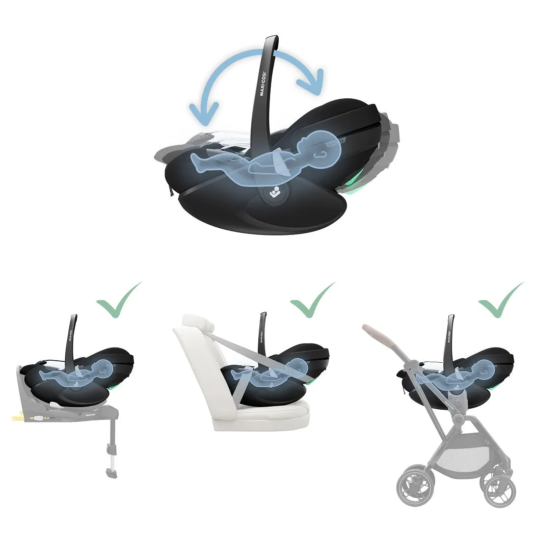 Maxi-Cosi Pebble 360  Pro²  - Twillic Black