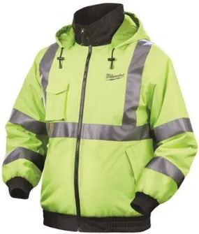 Milwaukee M12 Cordless High Visibility Heated Jacket With One Battery Large