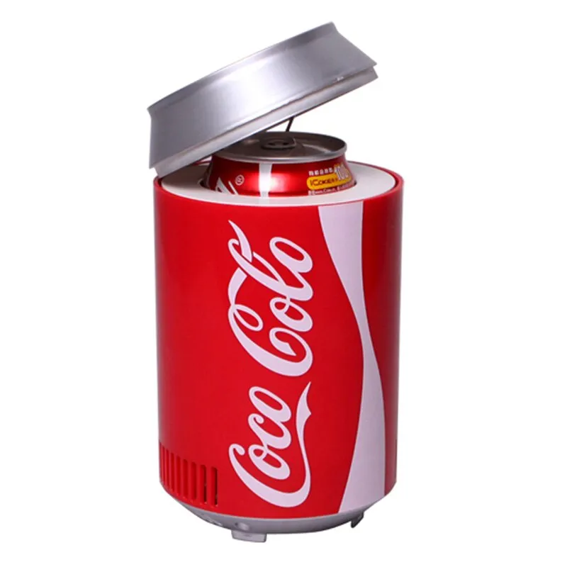 Mini usb Fridge Cooler Heater Cola bottle Dual Use Home Dormitory DC 5V 12V Car Office Refrigerator Computer Wine Cooler