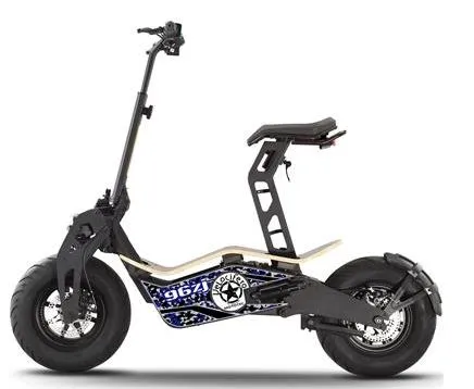 MotoTec Mad 48V/12Ah 1600W Fat Tire Electric Scooter