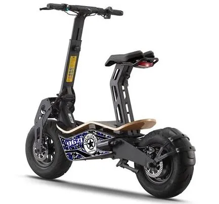 MotoTec Mad 48V/12Ah 1600W Fat Tire Electric Scooter