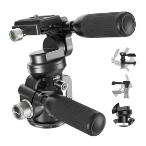 NEEWER GM37 3 Way Pan Tilt Head