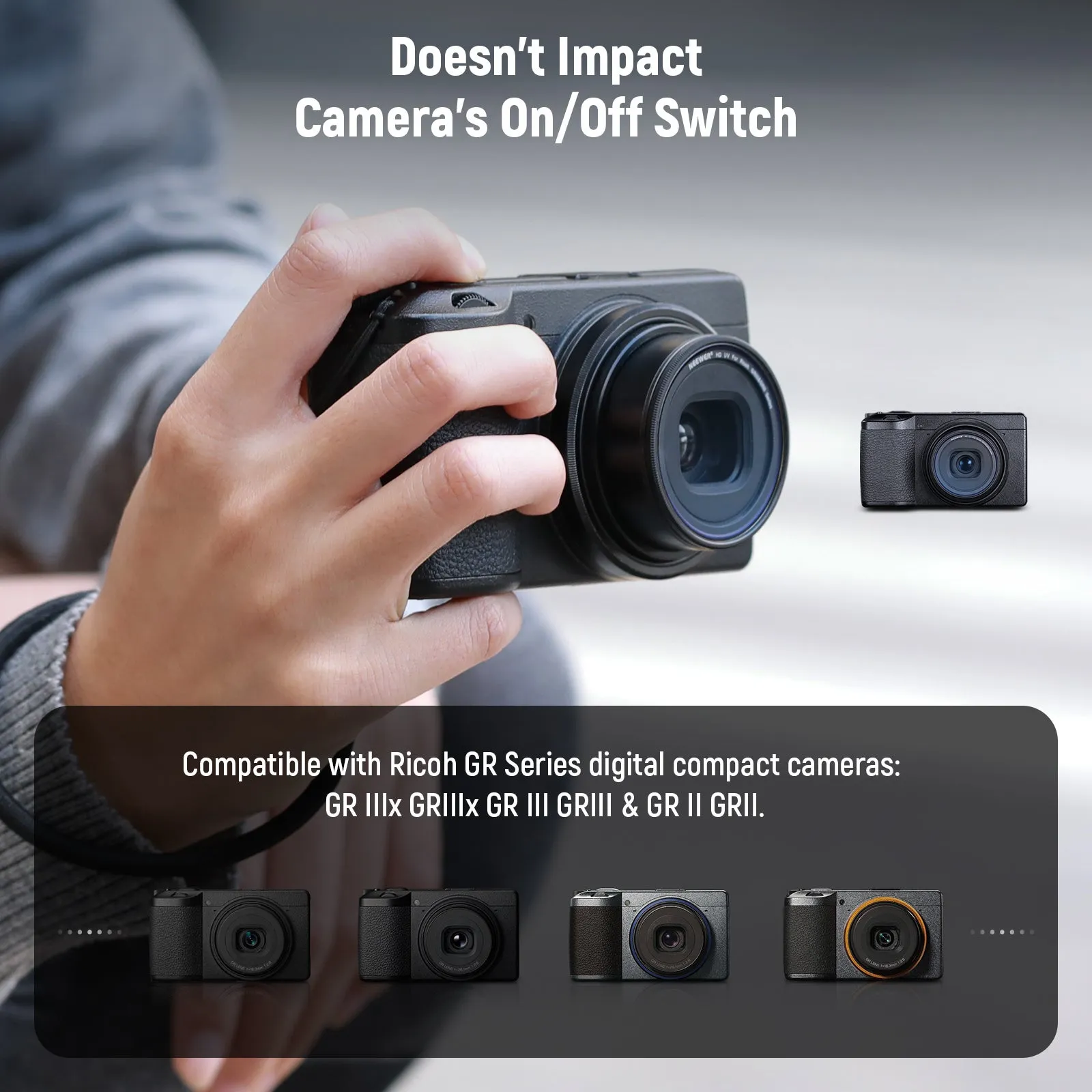 NEEWER UV Protection Filter For Ricoh GR III IIIx