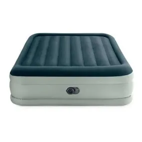 New - Intex Elevated 18" Premium Comfort Queen Air Mattress with Internal Pump